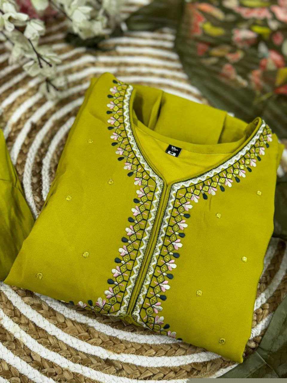 Viscose Chanderi Kurti - MYLUXURY LANE ENTERPRISE